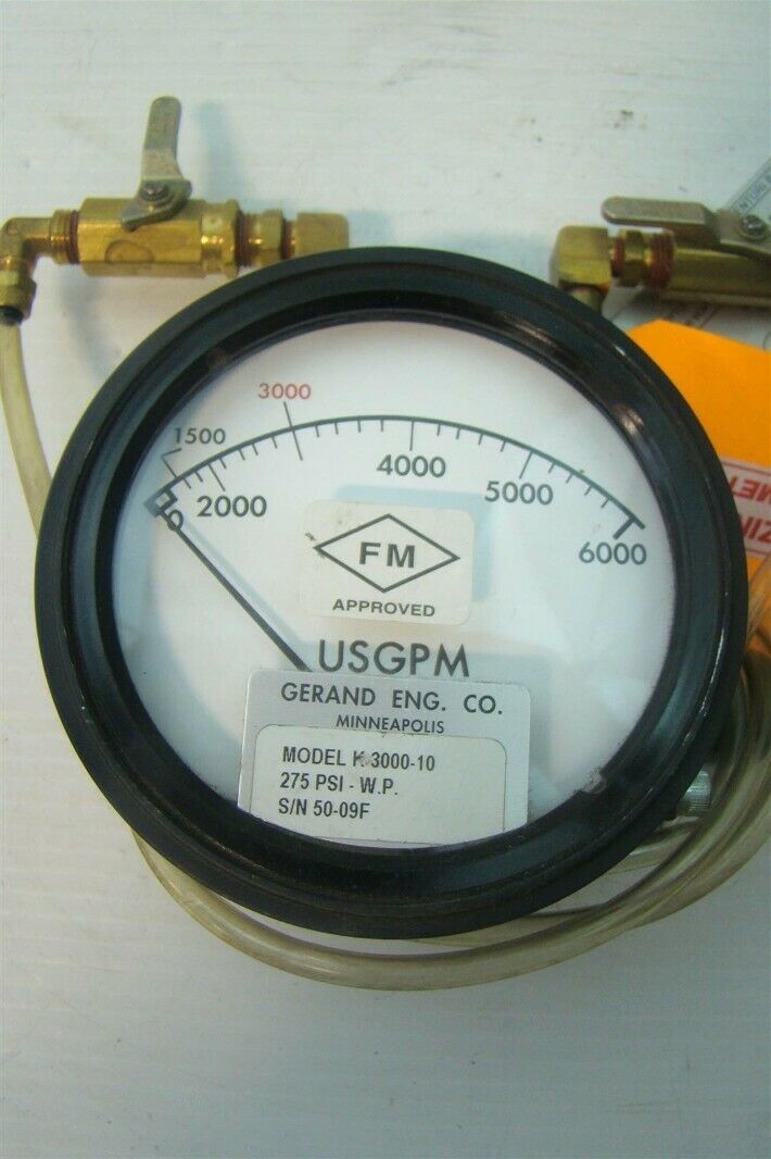 Gerand Eng. Co. Minneapolis MeterVenturi Pack 275PSI 5009F K300010