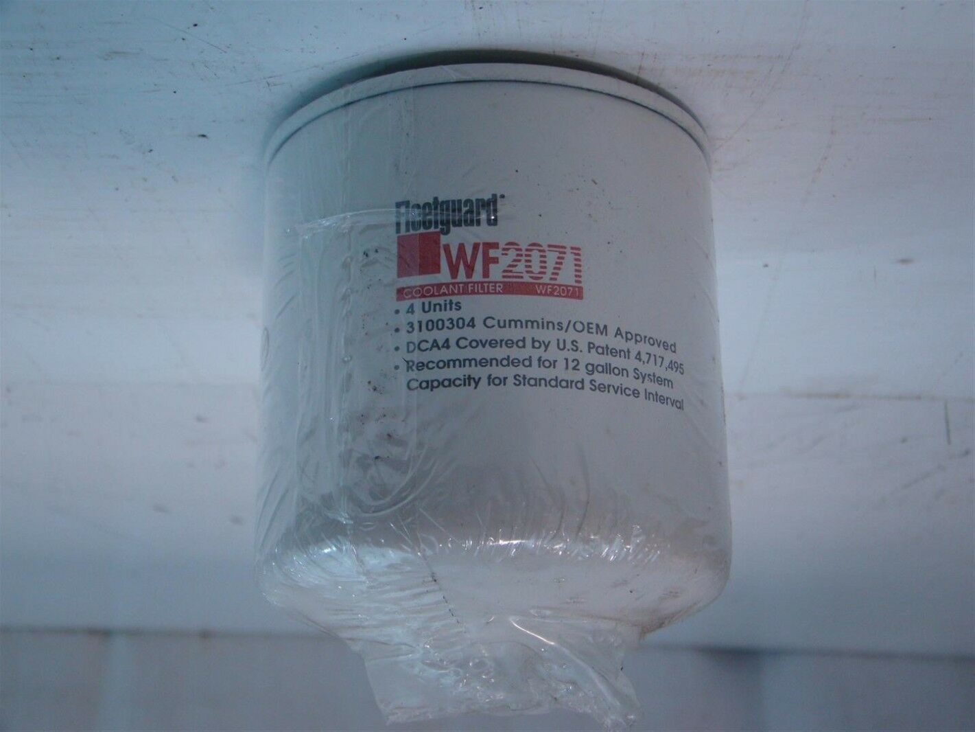 Fleetguard Coolant Filter WF2071 Joseph Fazzio, Incorporated