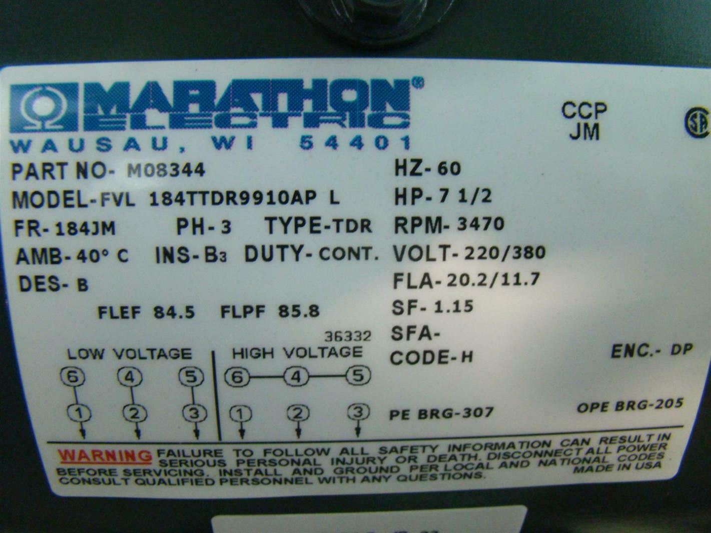 Marathon Electric Motor Part Number Reviewmotors.co