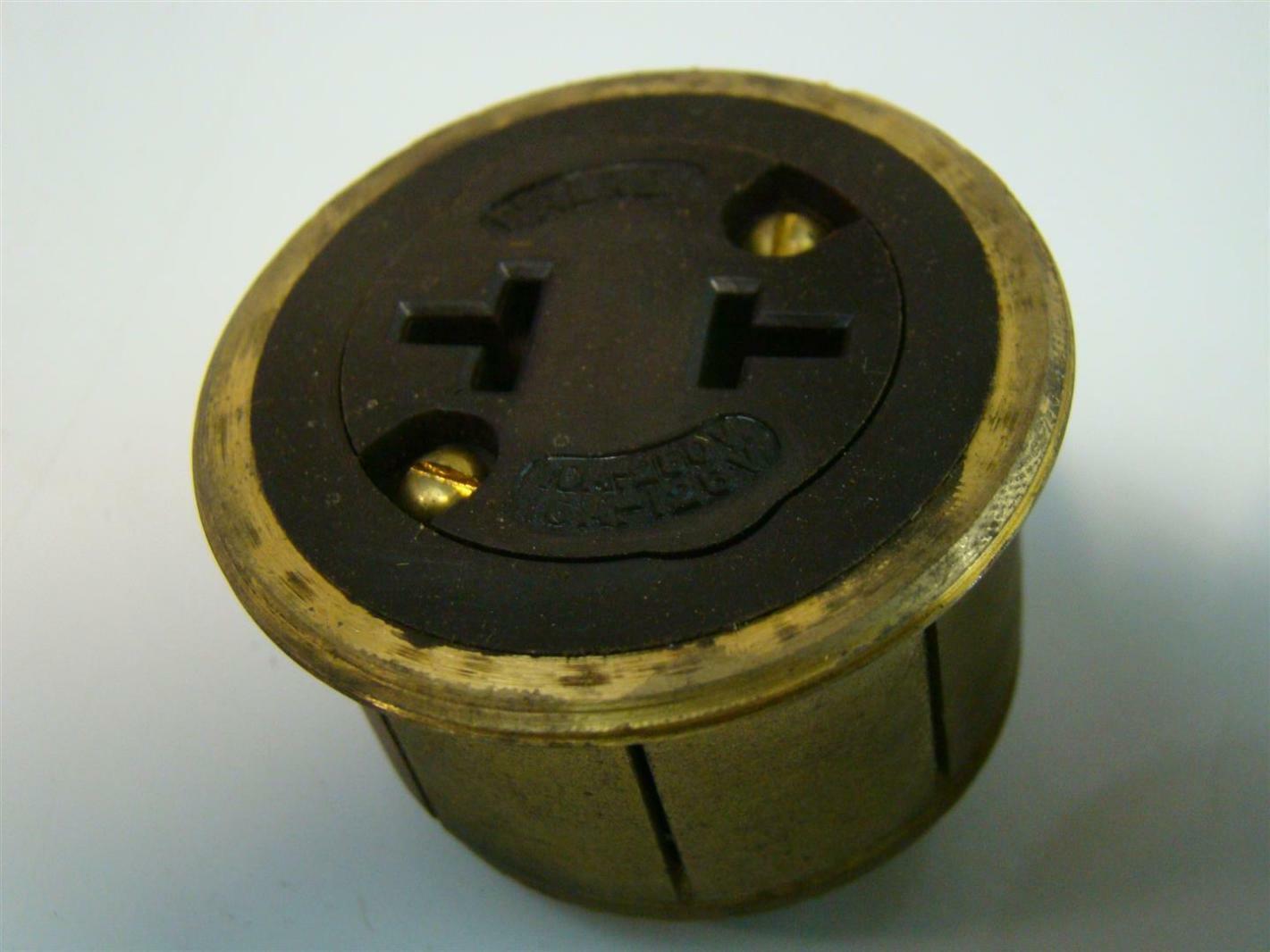 Brass Bell Electrical Fitting Box Outlet Joseph Fazzio, Incorporated