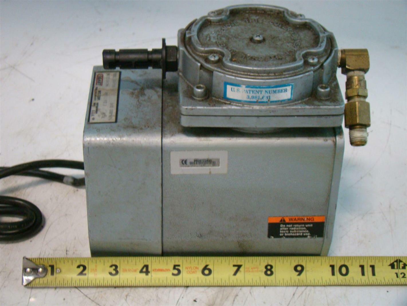 Gast PUMP Diaphragm Style 220/240V 1.9/2.2A 50Hz D0AP1018N Joseph