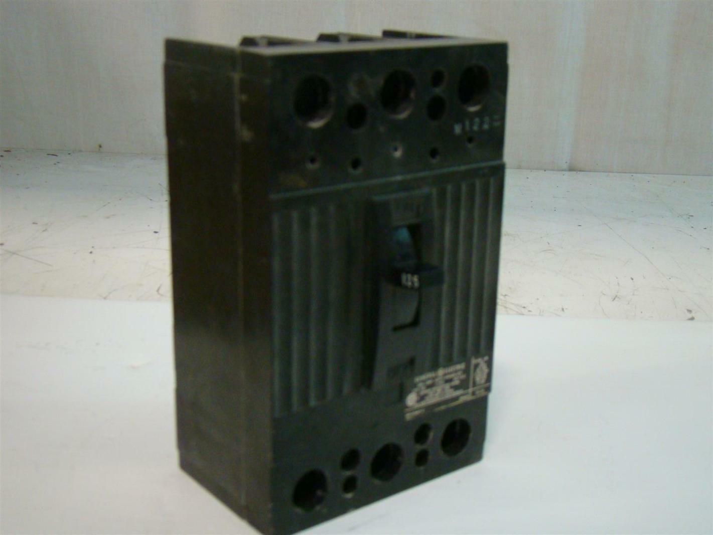 General Electric Circuit Breaker 240AC 250DC 3Poles TEB132080WL