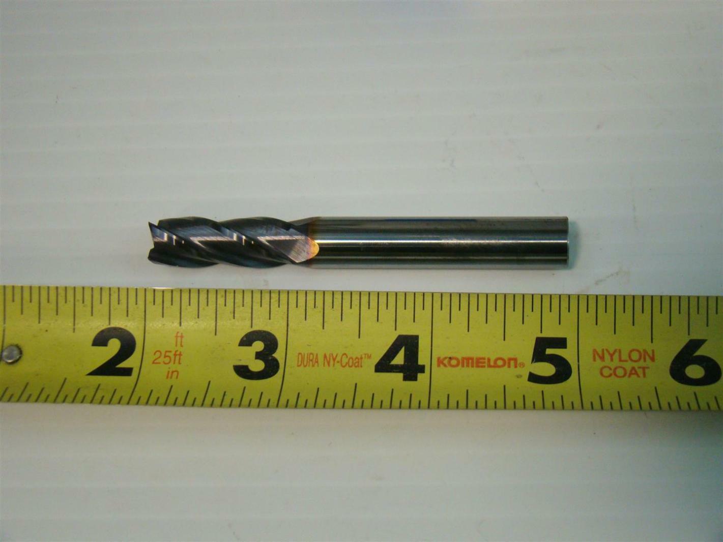 Niagara Cutter Carbide Endmill C430 4F SE 30 deg RH Square Tialn 3/8x3