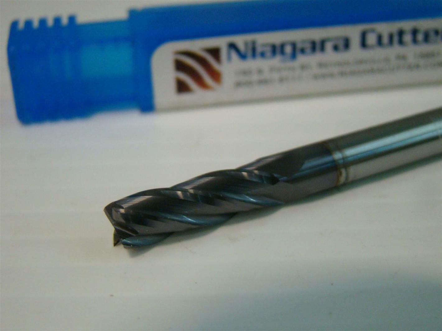 Niagara Cutter Carbide Endmill C430 4F SE 30 deg 1/4x1/4x3/4x21/2