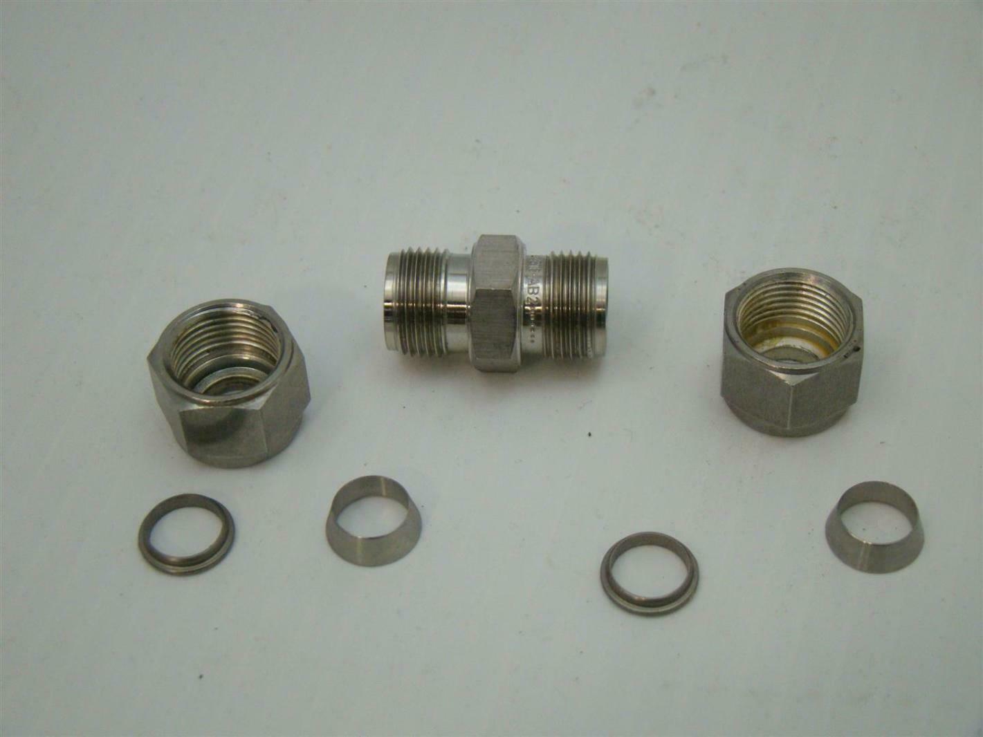 (4) LetLok Stainless Fitting 318AB2 316 10M BR4 Joseph Fazzio