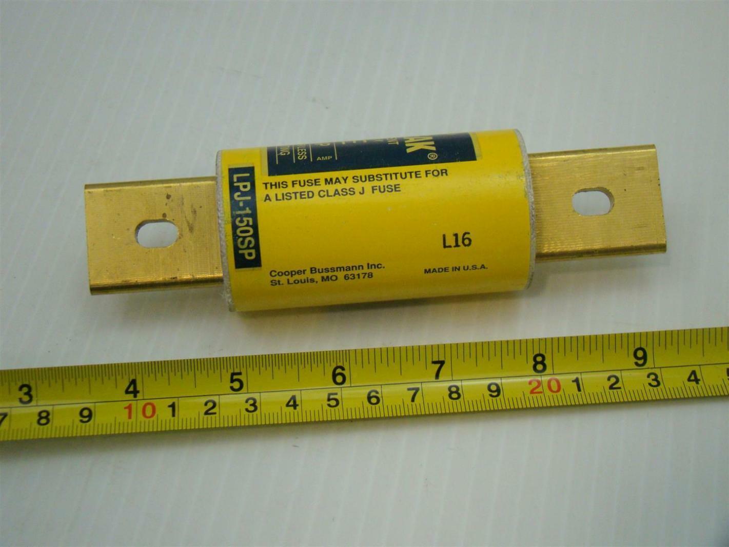 (5) Buss LowPeak Dual Element Time Delay Fuse Current Limiting LPJ