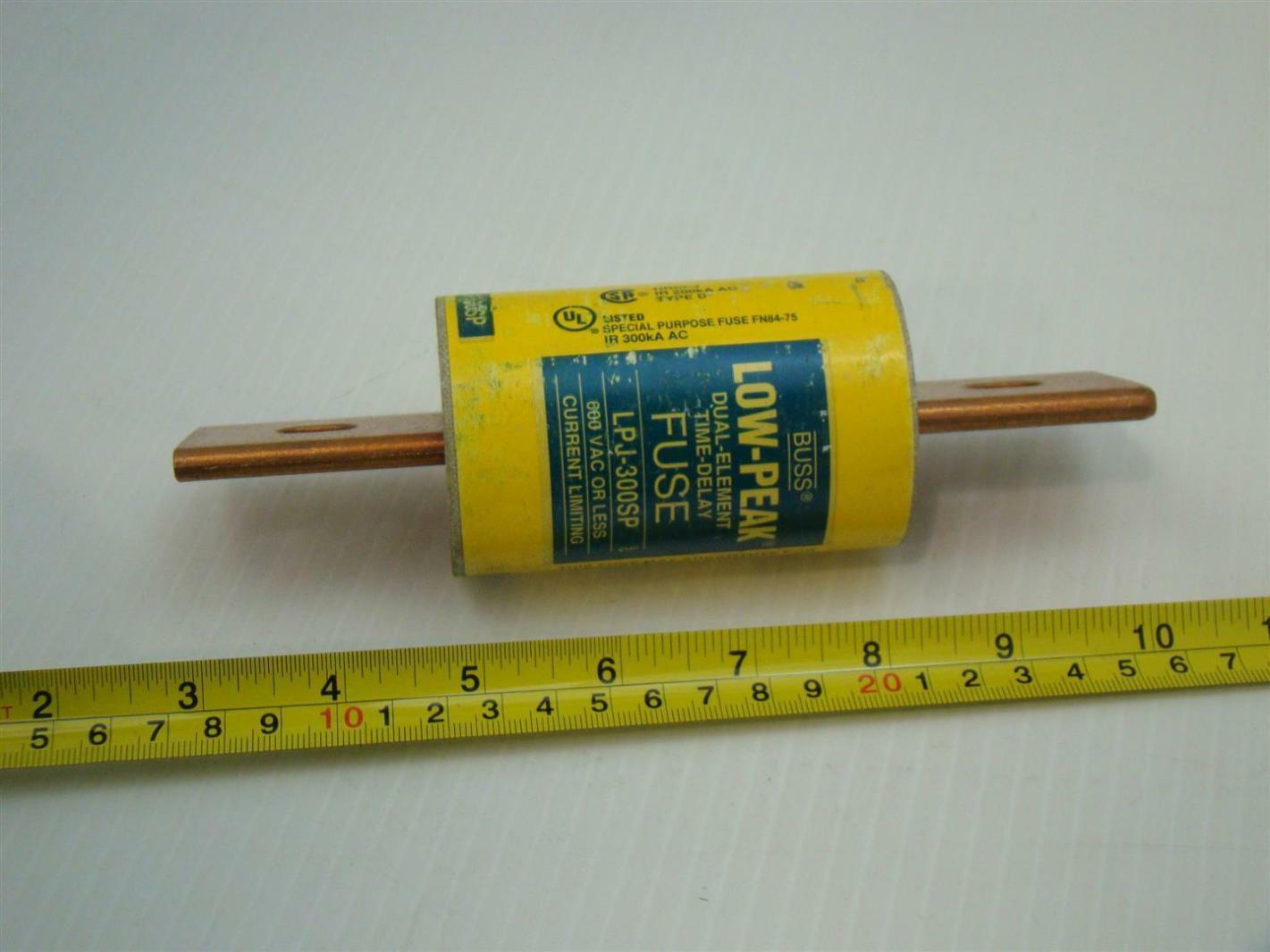 Buss LowPeak Dual Element TimeDelay Fuse LPJ300SP Joseph Fazzio