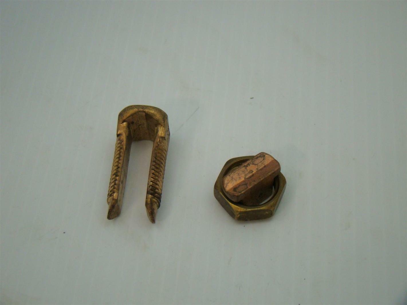 (6) Burndy Wire Lug Grounding Nut KS26 DB 3570" 142/0T 2/0R Joseph