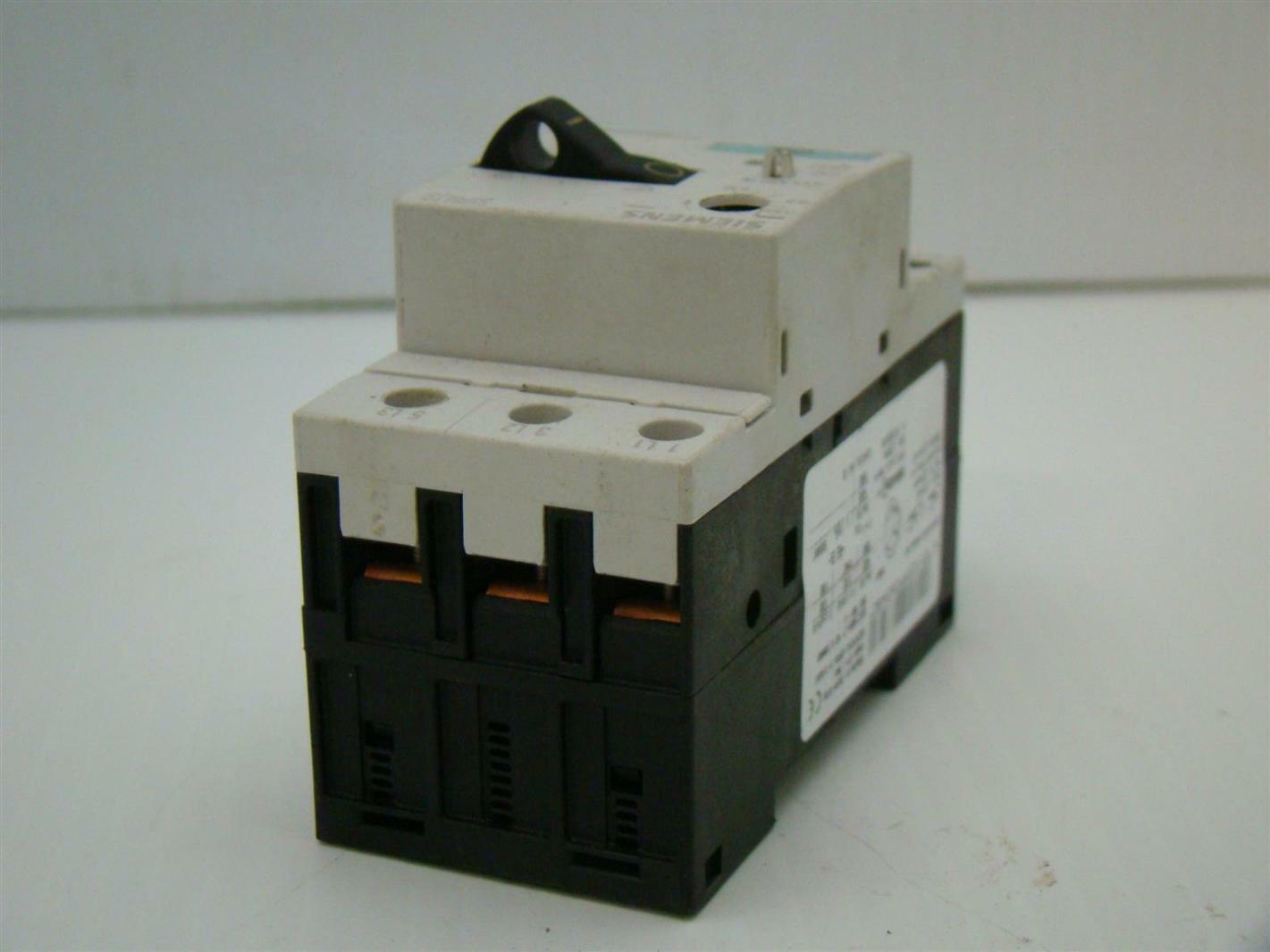Siemens Motor Overload Protector 400V 3RV10110GA10 Joseph Fazzio, Incorporated