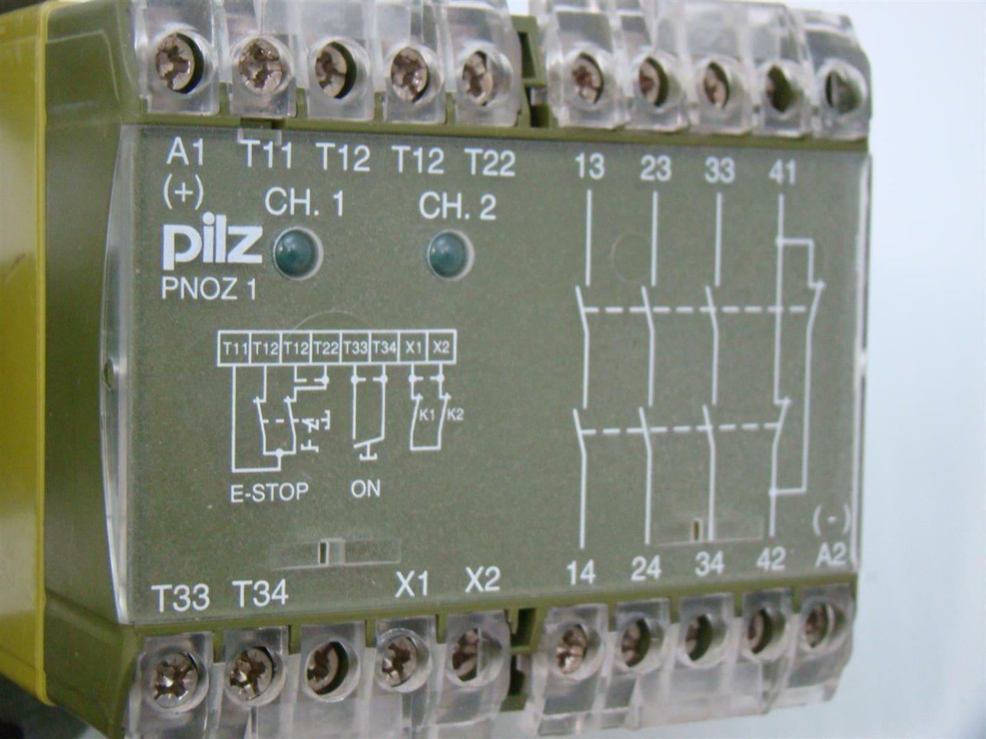 Pilz Safety Relay 3.5W PN0Z1 24VDC 3S10 Joseph Fazzio, Incorporated
