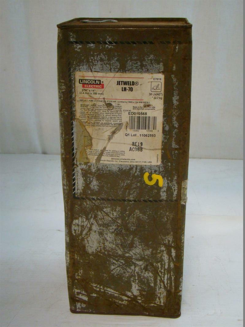 50 CanLincoln Electric Jetweld 3/32"x14" LH70 Welding Rod Electrode