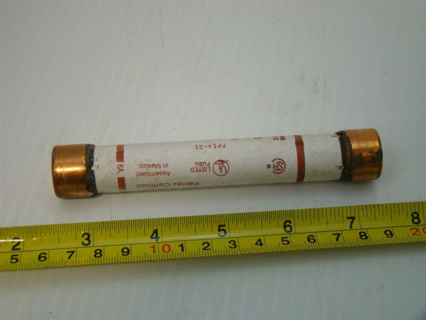 Ferraz Shawmut One-Time 6Amp 600V OTS6 | Joseph Fazzio, Incorporated