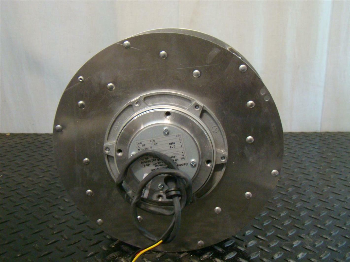 Gebhardt Ventilatoren AC Fan 277V  143699 MFA F0-0911-4E-K7