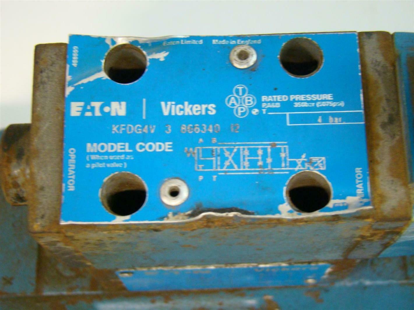Eaton Vickers Valve 4568psi KFDG5V 8 2C300N x VM U1 H1 12 Joseph