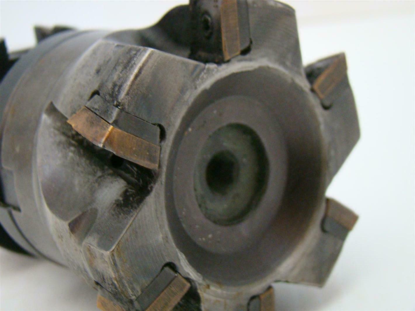 Lyndex Collet CAT40 Shell Mill Holder, 1/2"20 Arbor, 2.382" Diameter