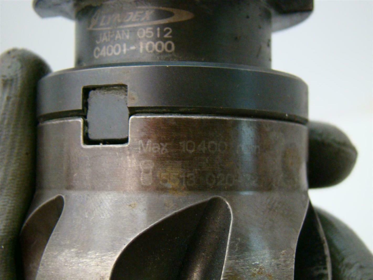 Lyndex Collet CAT40 Shell Mill Holder, 1/2"20 Arbor, 2.382" Diameter