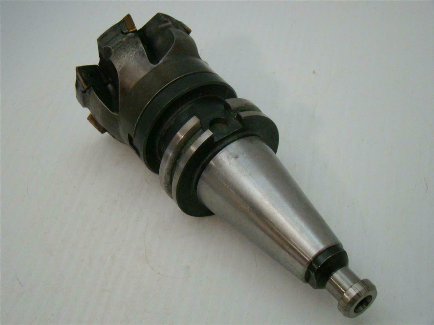 Lyndex Collet CAT40 Shell Mill Holder, 1/2"20 Arbor, 2.382" Diameter