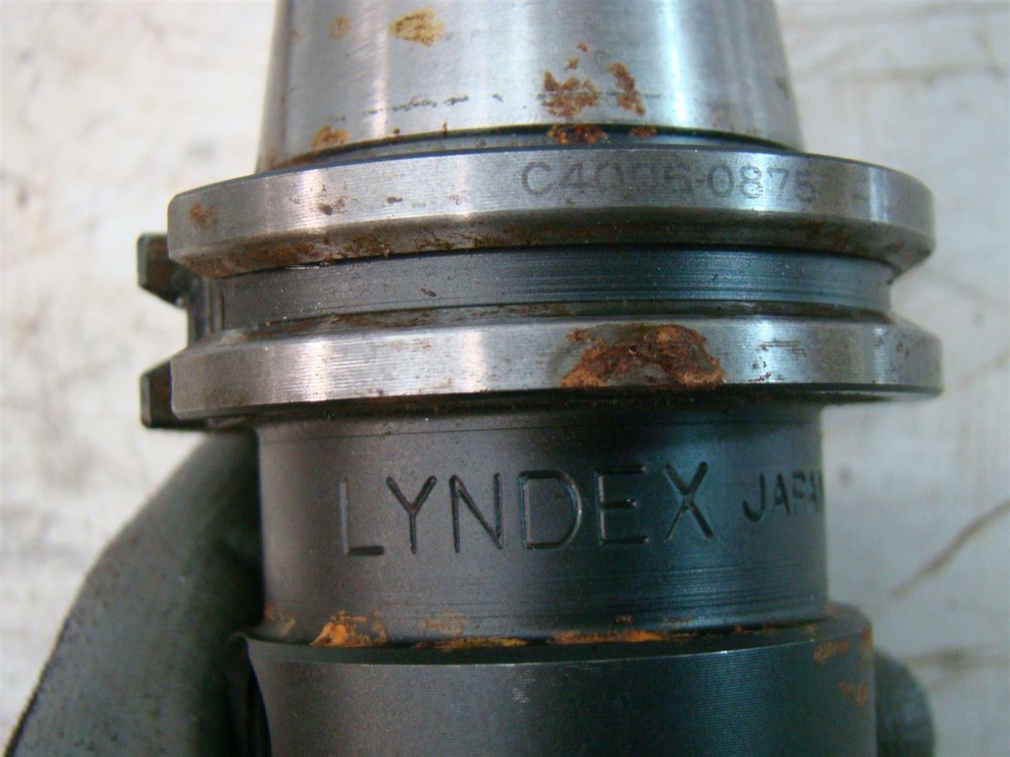 Lyndex CAT40 7/8" END MILL HOLDER C40060875 Joseph Fazzio, Incorporated