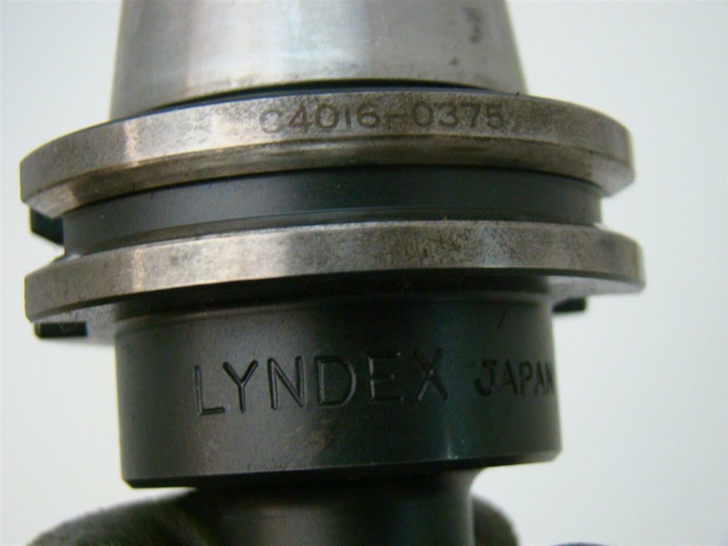 Lyndex CAT40 Taper Shank Steel Standard End Mill Holder C4016-0375