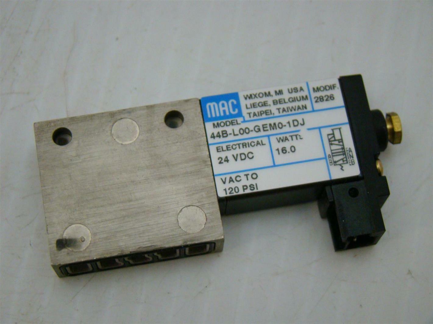 Mac Valves 44B-L000-GEM0-1DJ