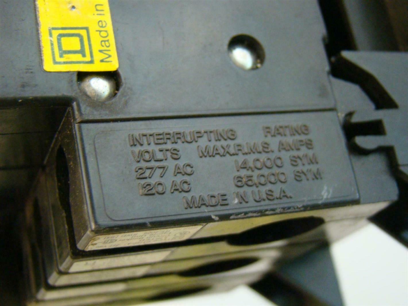 Square D Circuit Breaker 277/120ac 96142 EHB14020