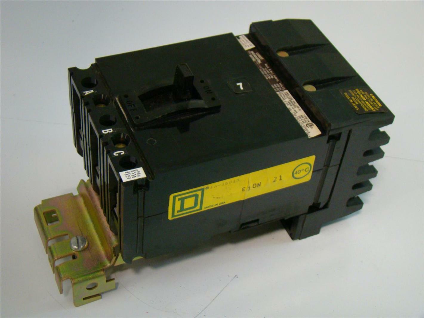 Square D  I-Line Circuit Breaker 15A FA-36015