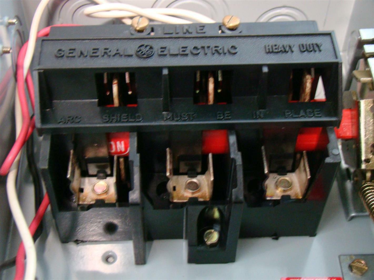 GE Heavy Duty Safety Switch 30A 600Vac 20HP TH3361 Joseph Fazzio