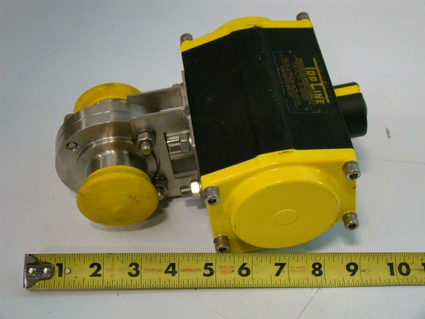 Top Line Process Pneumatic Actuator SS 11/2" Triclamp TopFlo TA series TS075 Joseph Fazzio