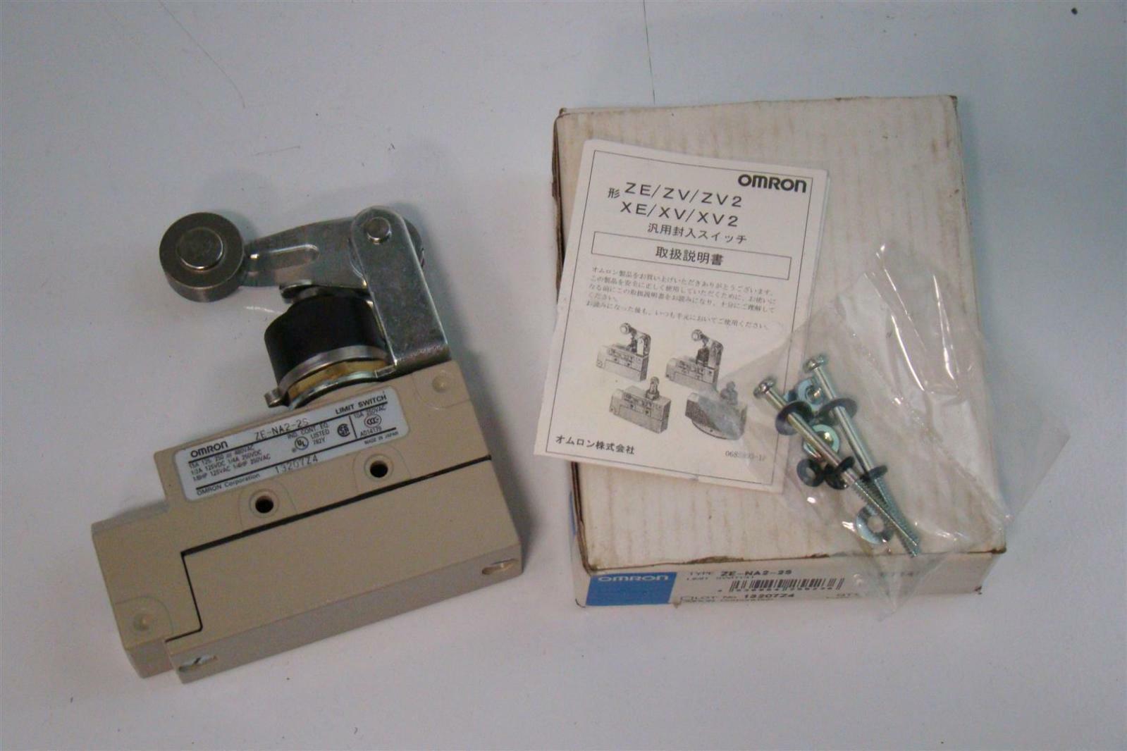 Omron Limit Switch 15A 125/250 VAC 13207Z4 ZE-NA2-2S | eBay