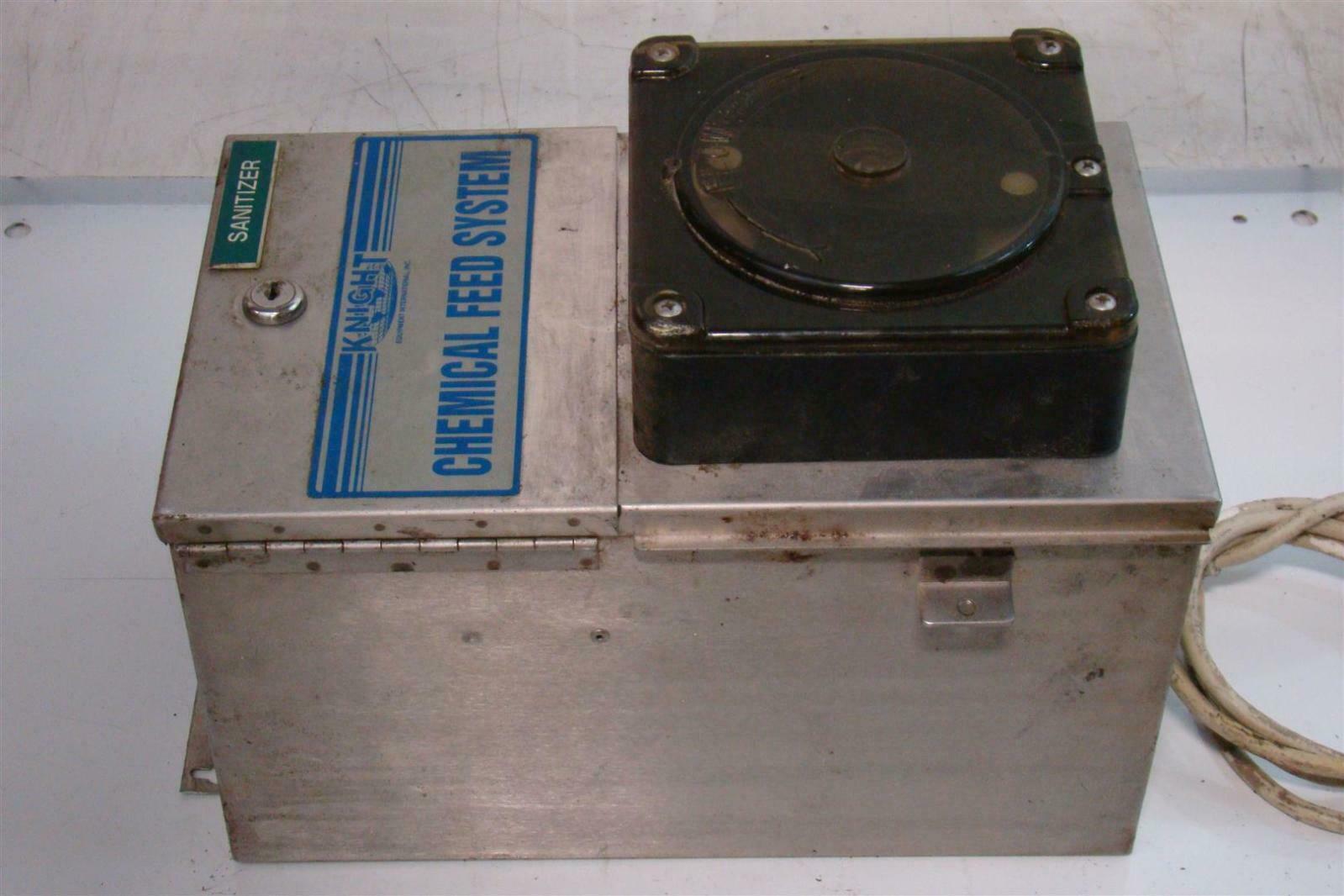 Knight Chemical Feed System 120Vac Peristaltic pump HP1/15 SPM20A32GBV Joseph Fazzio, Incorporated