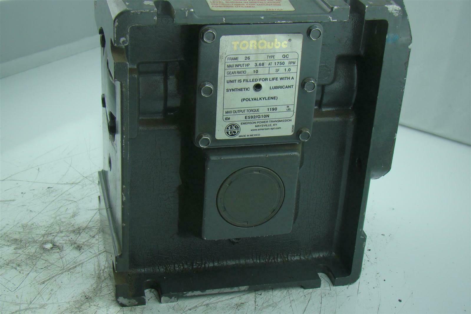 Emerson Power Transmission Torqube 26 Frame 1750Rpm 3.68HP E592/G10N