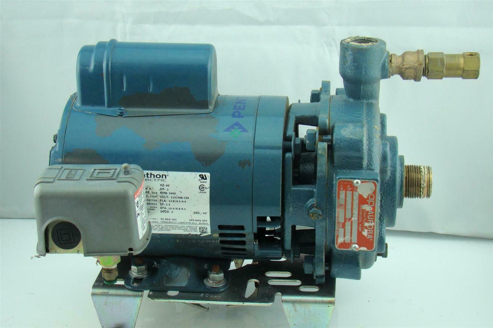 Marathon Electric 1 Hp Centrifugal Pump 115/208230 Volt 9502010928 LQJ 56C34D Joseph Fazzio