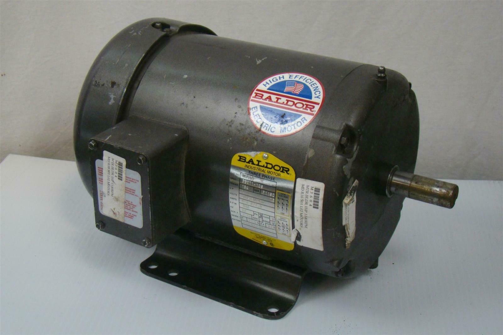 BALDOR INDUSTRIAL MOTOR 1 HP 208460V 1140RPM M3604 Joseph Fazzio