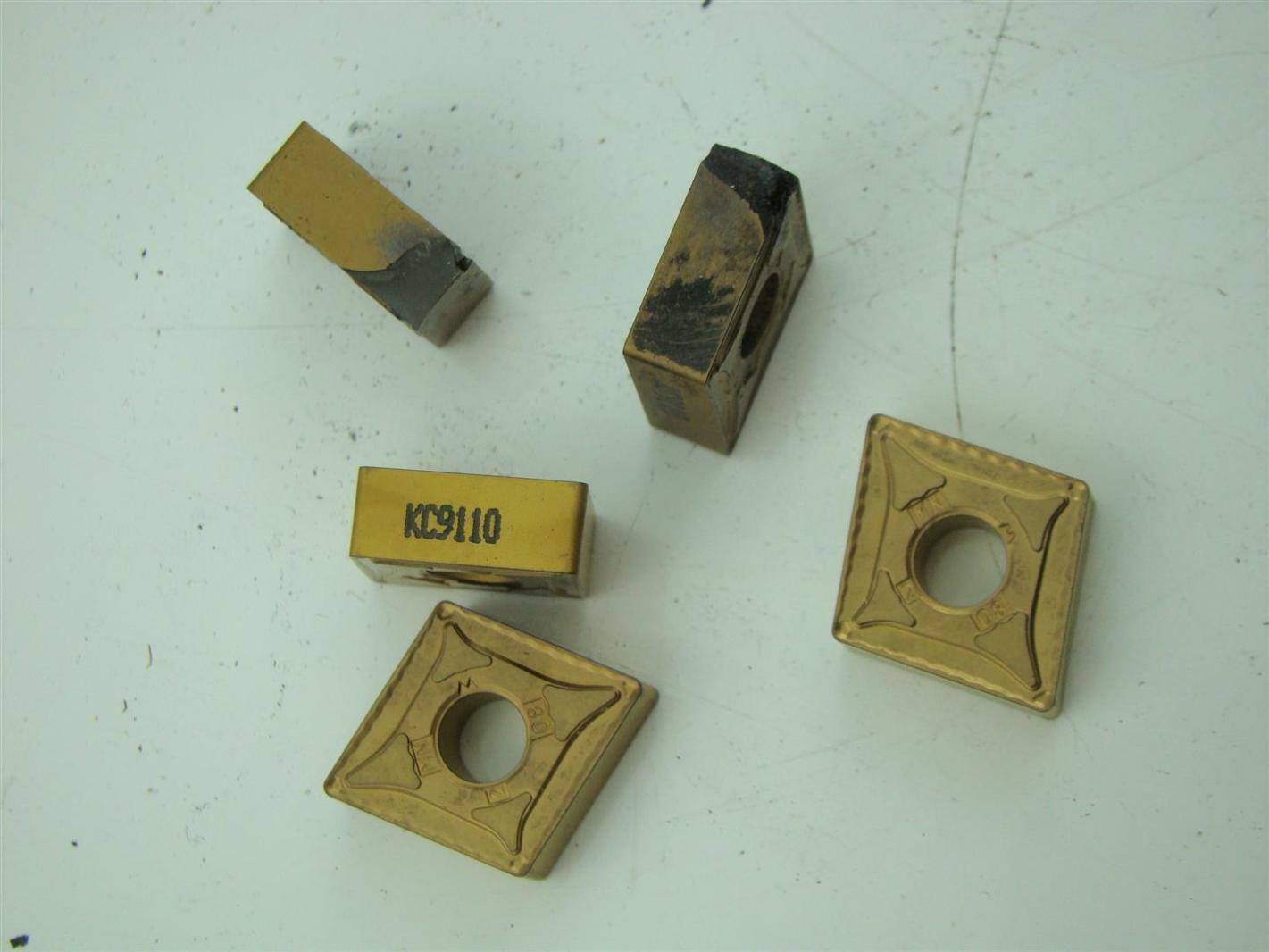 (5) KENNAMETAL CARBIDE MILLING INSERTS CNMG160608MN KC9110 Joseph