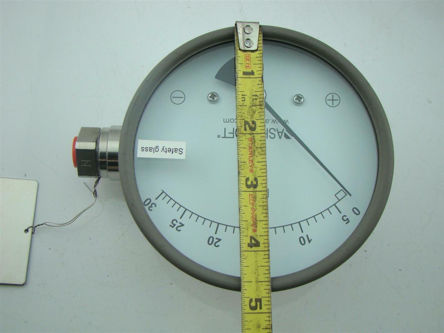 ASHCROFT 3000 PSI PRESSURE GAUGE MAX TEMP 175F 1/4 NPT Joseph