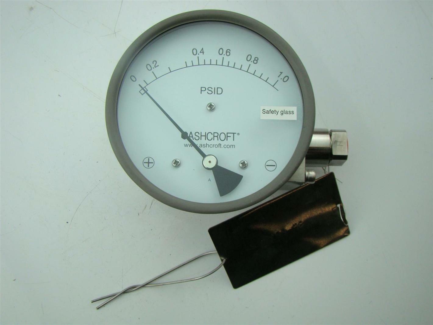 ASHCROFT 1500 PSI PRESSURE GAUGE MAX TEMP 175F 1/4 NPT Joseph