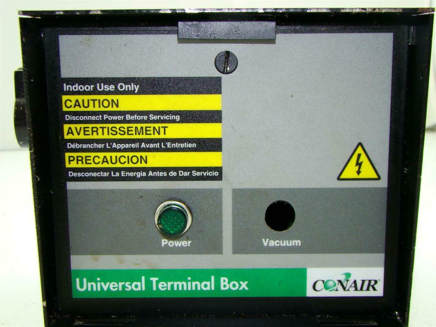 CONAIR UNIVERSAL TERMINAL BOX Joseph Fazzio, Incorporated