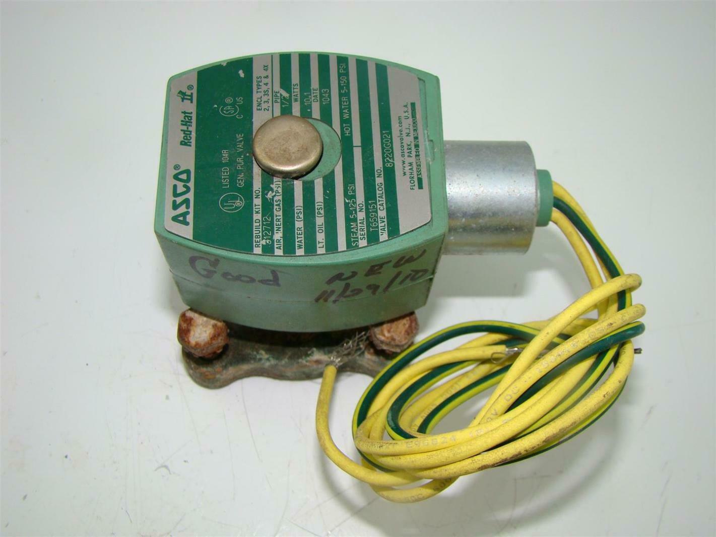 Asco Replacement Solenoid Valve Coil 120V/60 cyc. 238810032D Joseph Fazzio, Incorporated