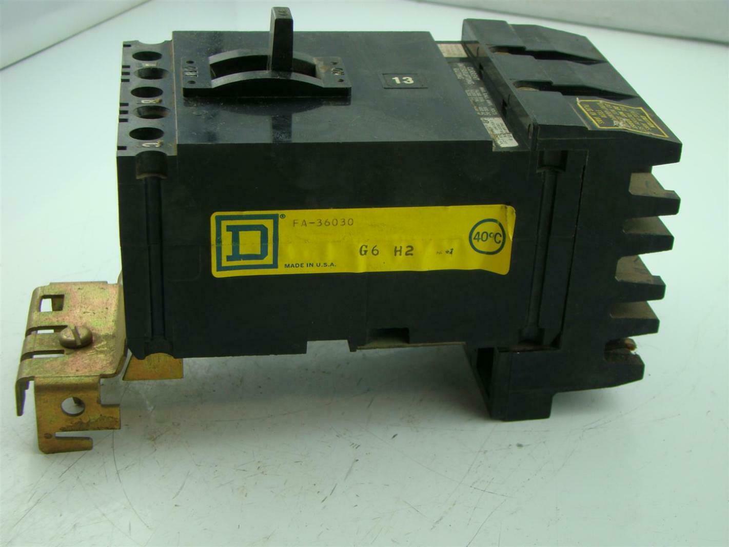 SQUARE D CIRCUIT BREAKER 600V 3 POLE 30A | eBay