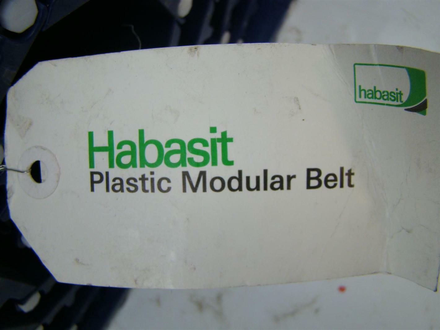 CONVEYOR BELT HABASIT M5060 FLAT TOP ACETAL BLUE 16" X 10' Joseph
