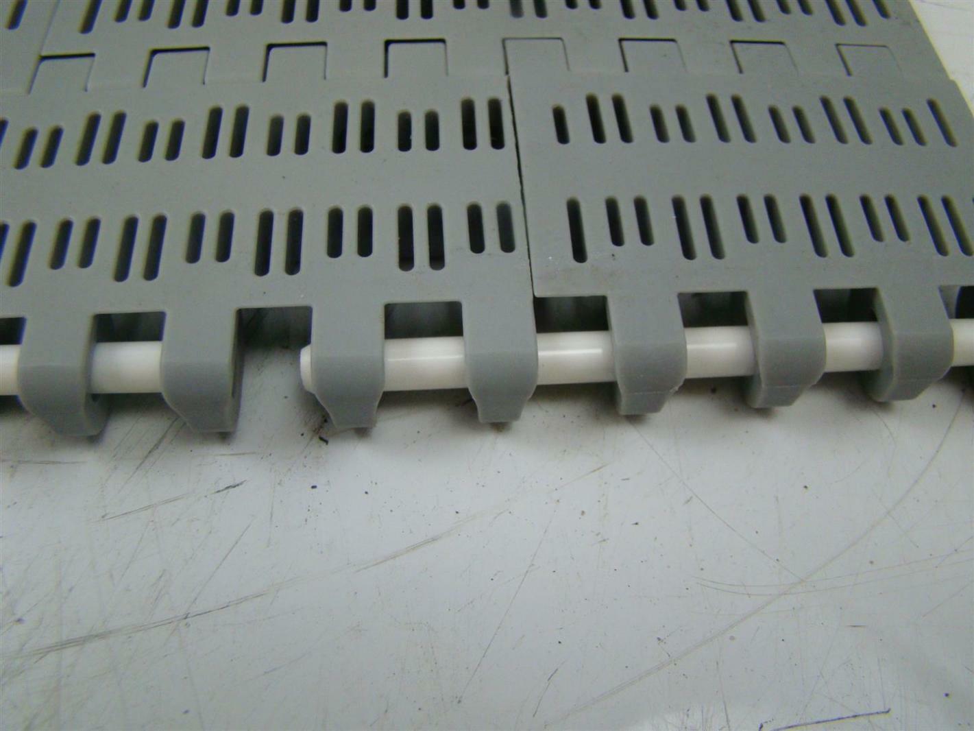 Conveyor belt 19.8" x 121.1 gray w/ cleats Joseph Fazzio, Incorporated