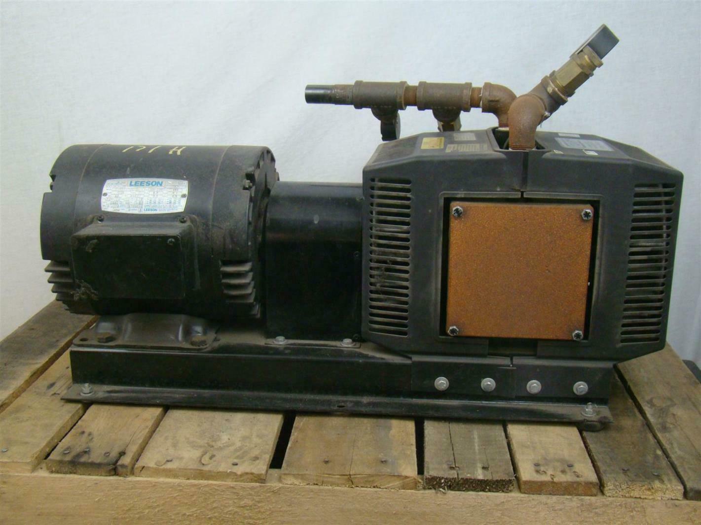 Gast oilless rotary vane Vacuum pump 3/4" NPT 230/460v Joseph Fazzio