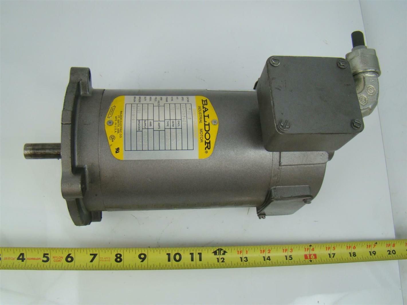 Baldor Industrial DC Motor .25HP 1750Rpm 2.5A GDP3310 Joseph Fazzio