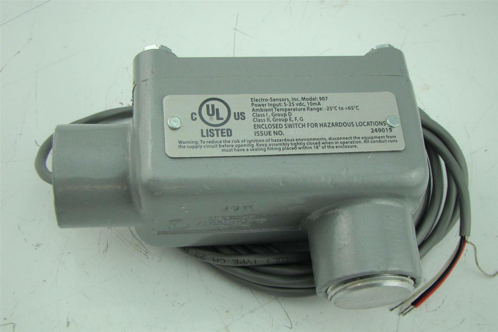 ElectroSensors Inc. Model 907 525 Vdc Explosion Proof Joseph Fazzio