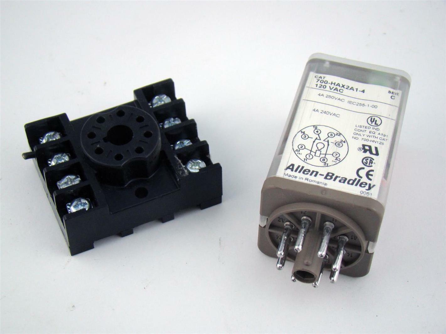 Allen-Bradley Relay 120Vac 4A 700-HAX2A1-4 | Joseph Fazzio, Incorporated