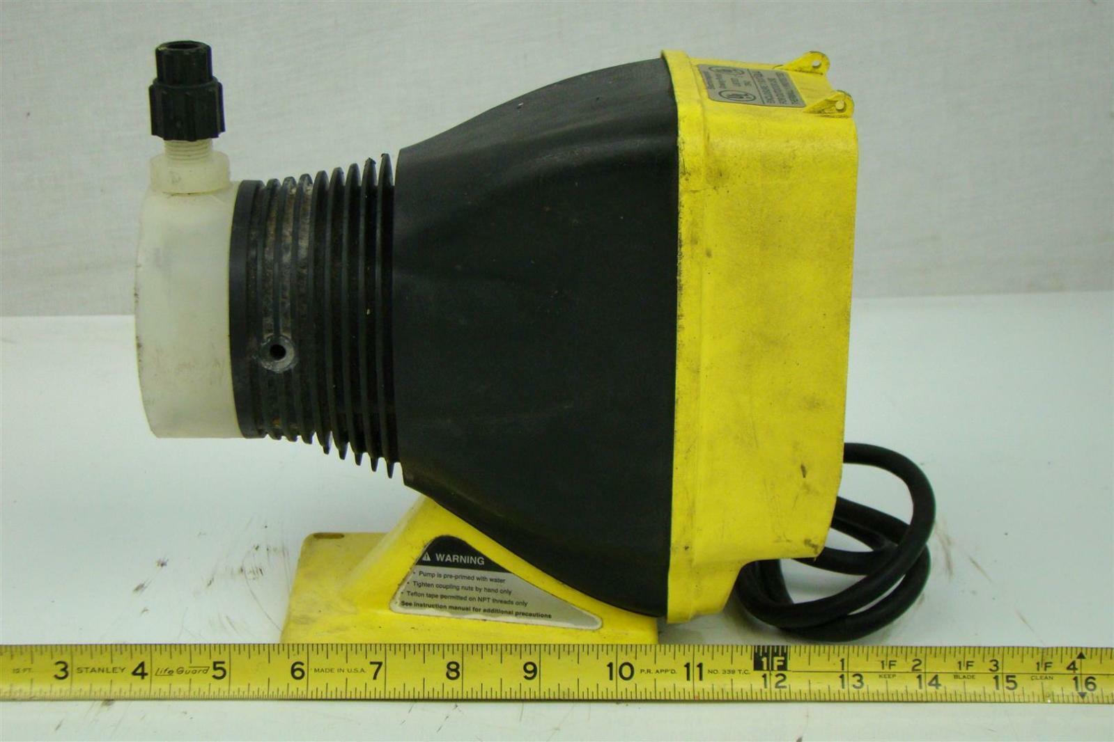 LMI Milton Roy Dosing Pump 120V 1.4A .75PSI AA181 95S