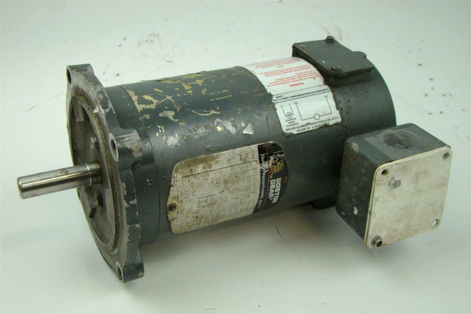 Boston Gear DC Electricric Motor 90V, .25 Hp, 2.5 Amps , Shaft 2.25" X