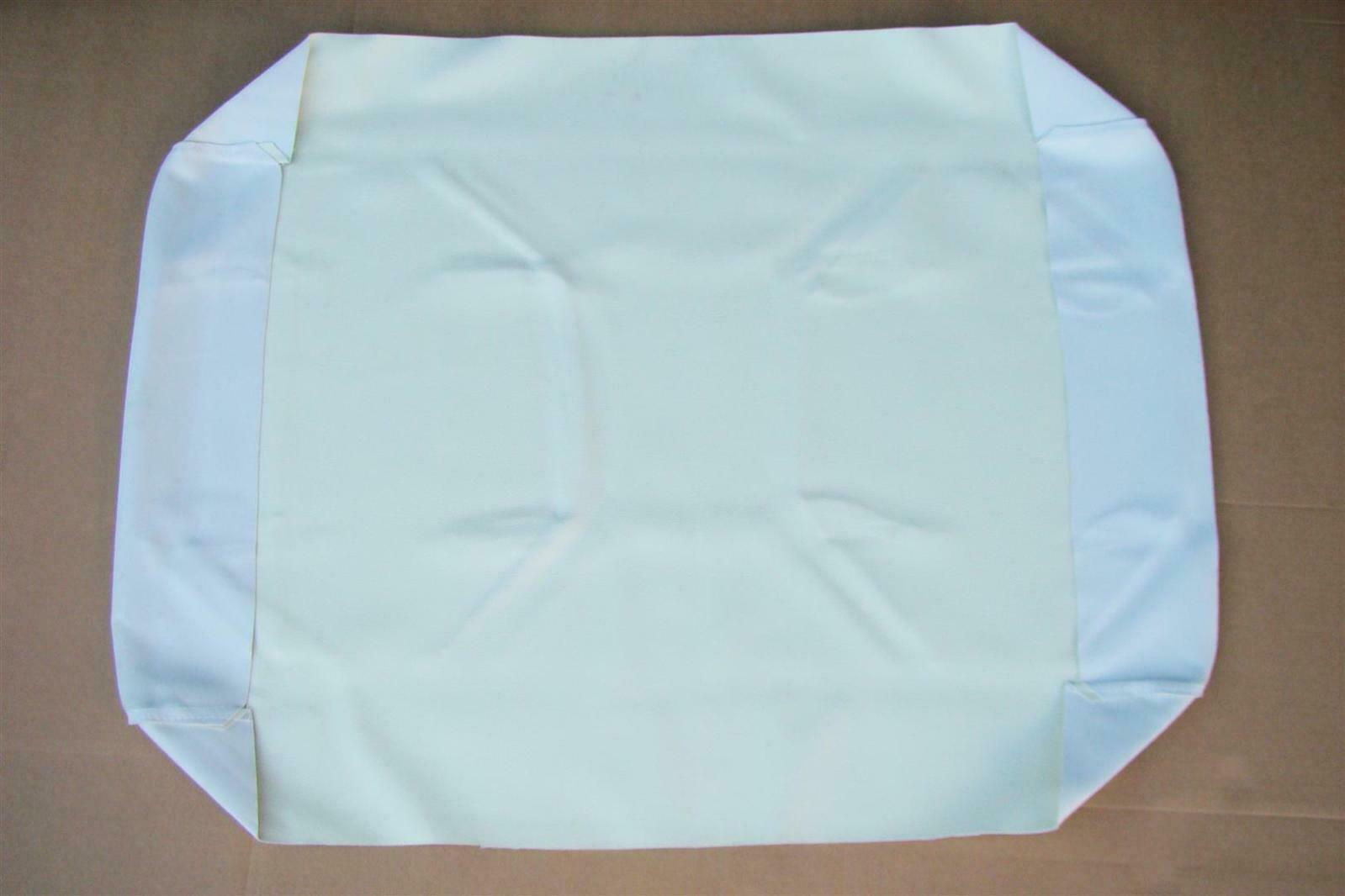 EZGO Golf Cart (2) headrest cover (1) seat cover ivory 54.5x19.5x107.5cm