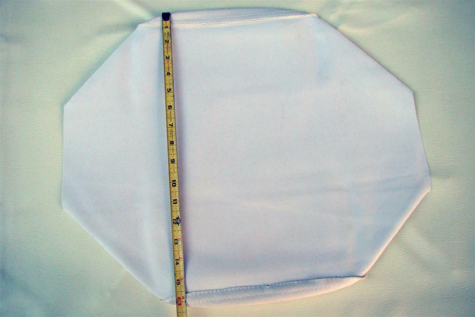 EZGO Golf Cart (2) headrest cover (1) seat cover ivory 54.5x19.5x107.5cm