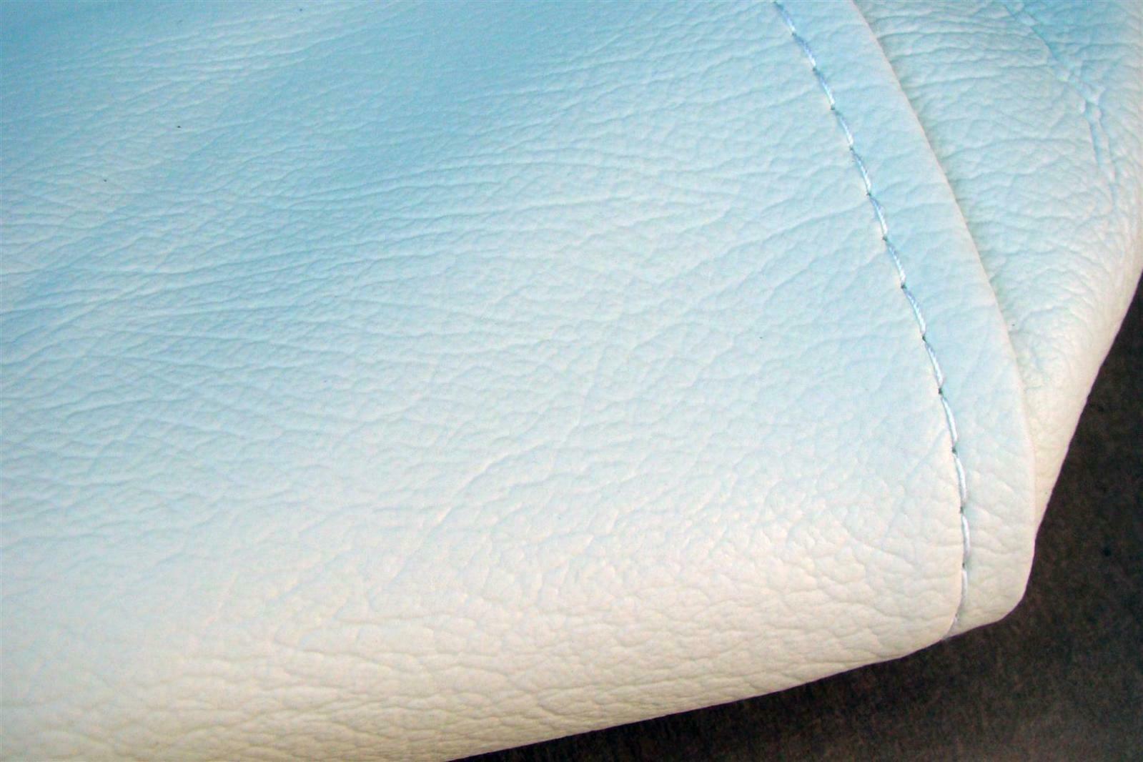 EZGO Golf Cart (2) headrest cover (1) seat cover ivory 54.5x19.5x107.5cm